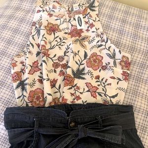 New With Tags Floral Halter Top